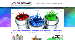Desktop Screenshot of colortechnic.pl