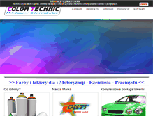 Tablet Screenshot of colortechnic.pl